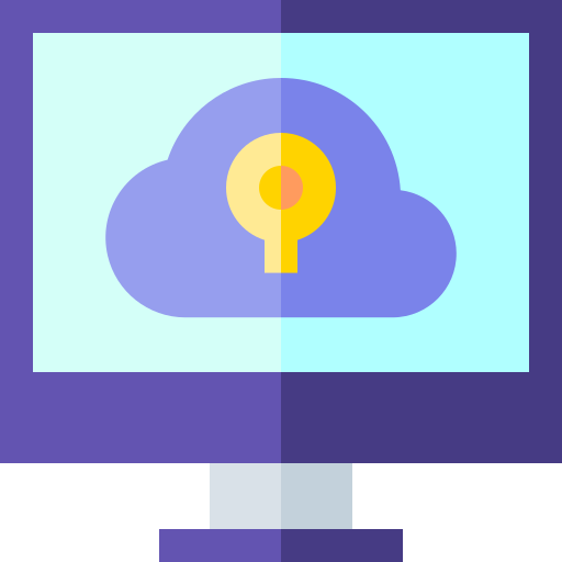 Cloud Basic Straight Flat icon