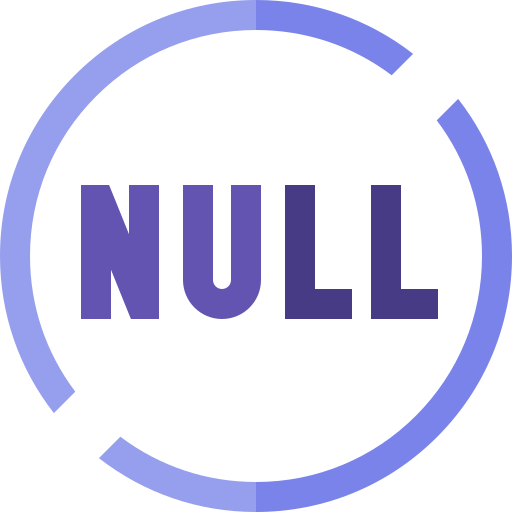 Значение null Basic Straight Flat иконка