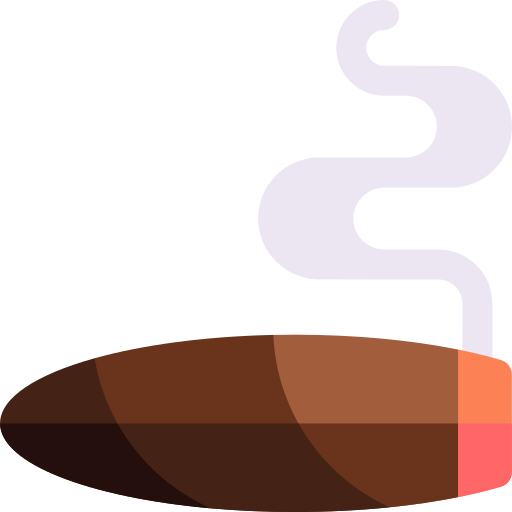 Cigar Basic Rounded Flat icon