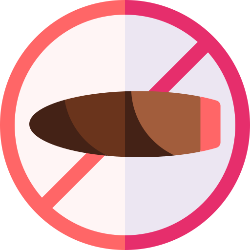 No smoking Basic Rounded Flat icon