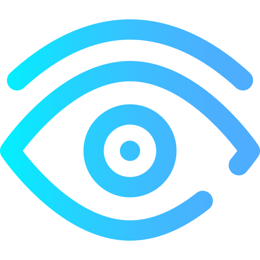 Eye Super Basic Omission Gradient icon