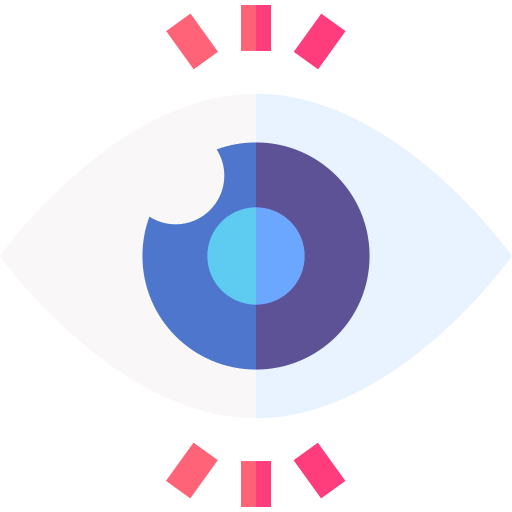 Visualization Basic Straight Flat icon