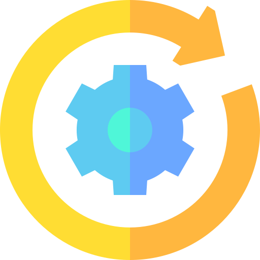 プロセス Basic Straight Flat icon