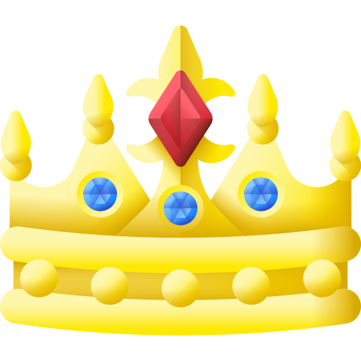 Crown 3D Color icon