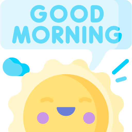 good morning Special Flat icon