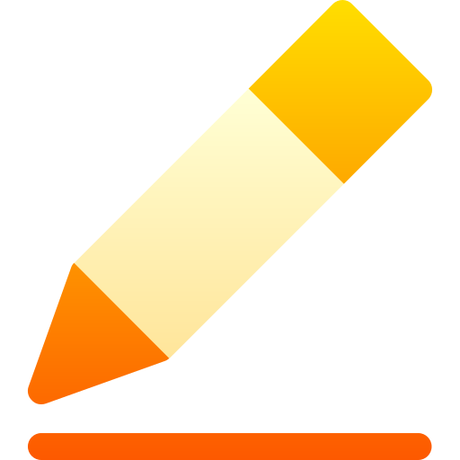 연필 Basic Gradient Gradient icon