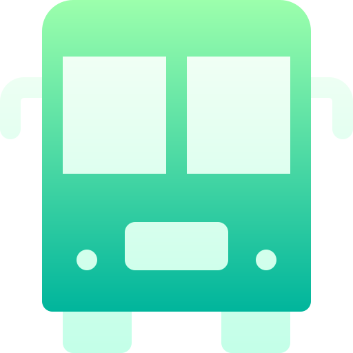 autobus Basic Gradient Gradient Icône