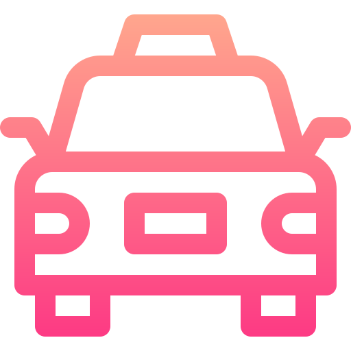 タクシー Basic Gradient Lineal color icon