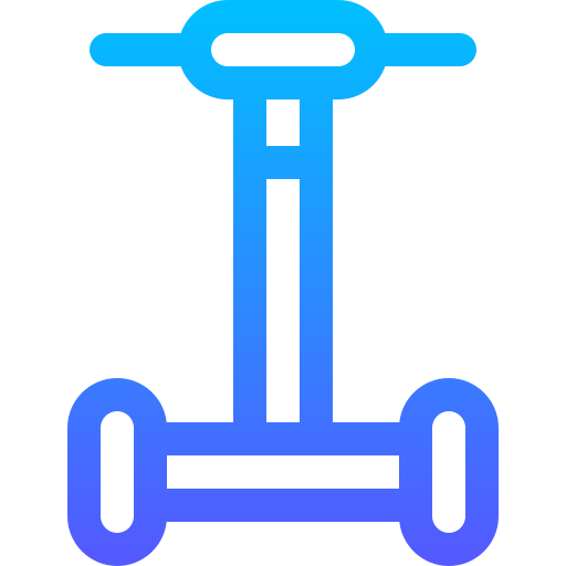 세그웨이 Basic Gradient Lineal color icon