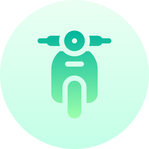 bicicleta Basic Gradient Circular icono