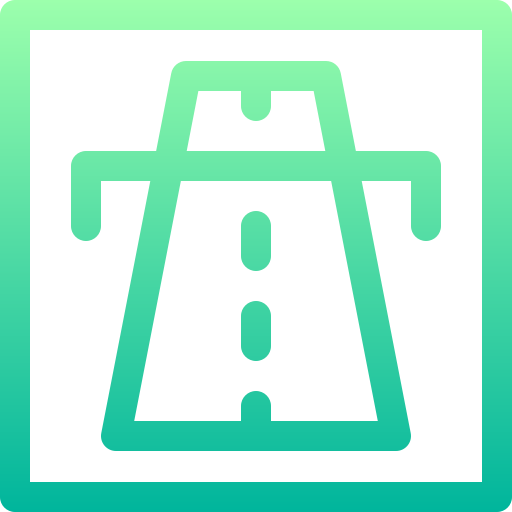 Motorway Basic Gradient Lineal color icon