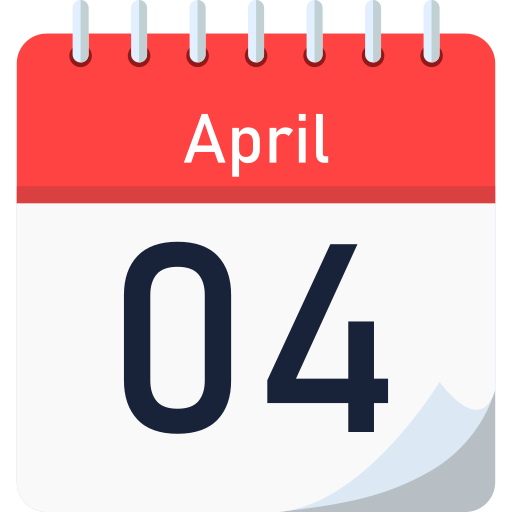 April 4 Generic color fill icon