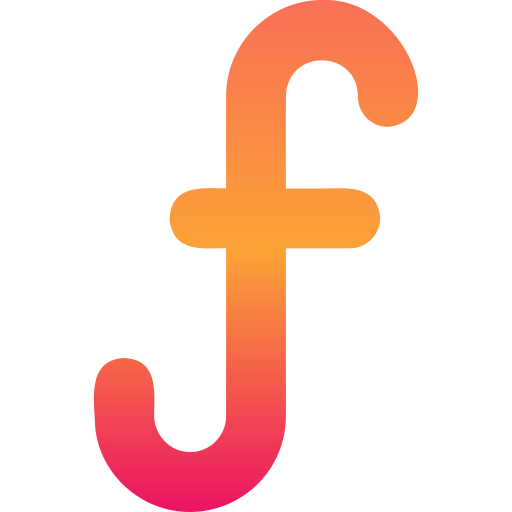 Florin sign Generic gradient fill icon