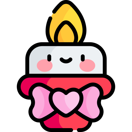 candle Kawaii Lineal color icon