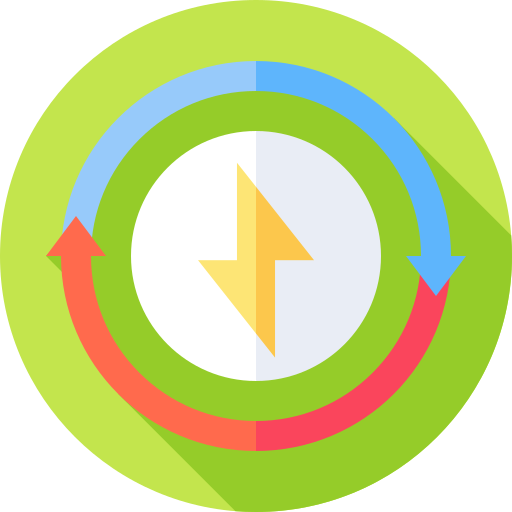 energie Flat Circular Flat icon