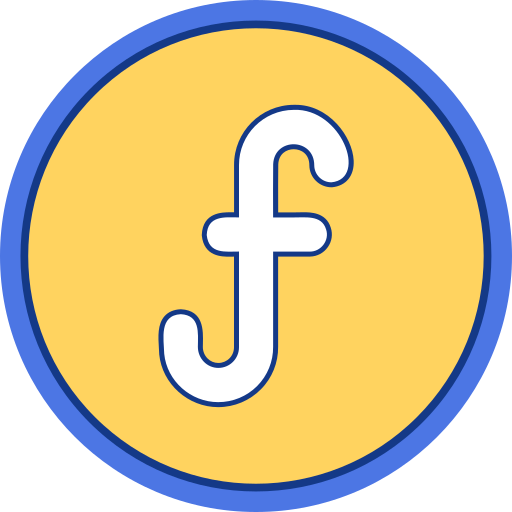 Florin sign Generic color lineal-color icon