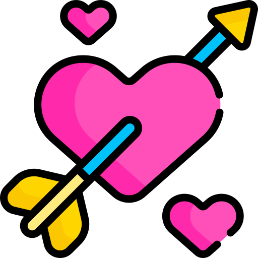 flecha de amor Special Lineal color icono