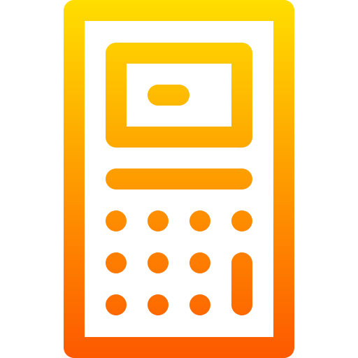 calcolatrice Basic Gradient Lineal color icona