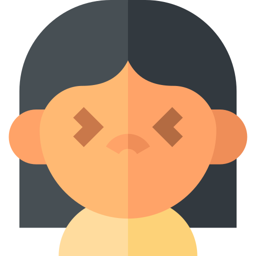 怒り Basic Straight Flat icon
