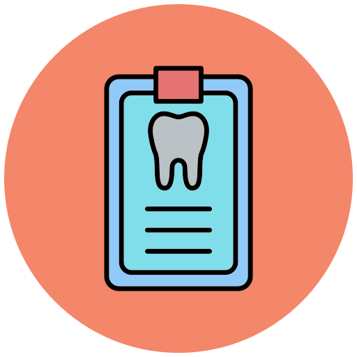 rekord dentystyczny Generic color lineal-color ikona