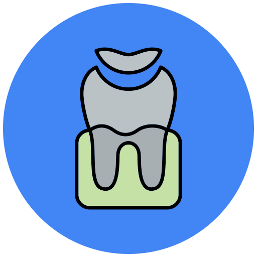 치아 충전 Generic color lineal-color icon