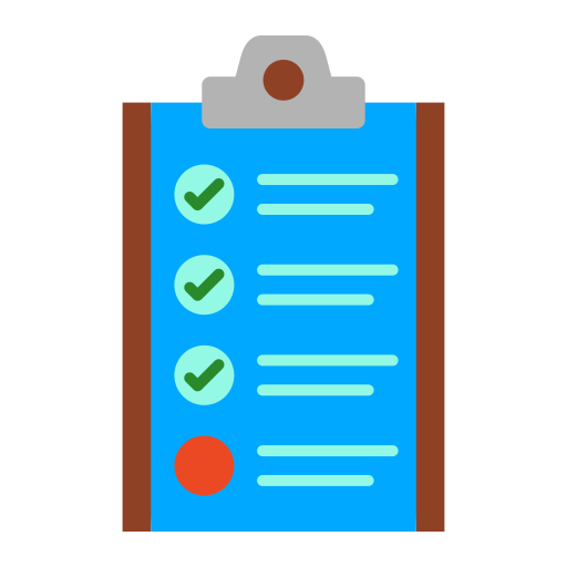 Tasks Generic color fill icon