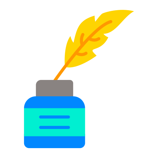 tintero Generic color fill icono