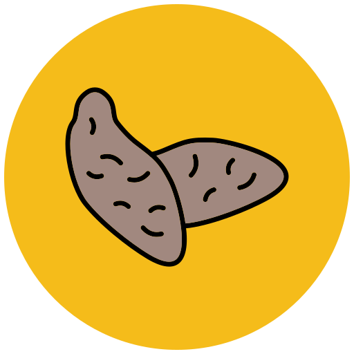 słodki ziemniak Generic color lineal-color ikona
