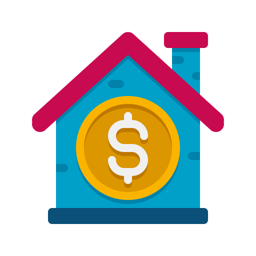 Стоимость дома Generic color fill иконка