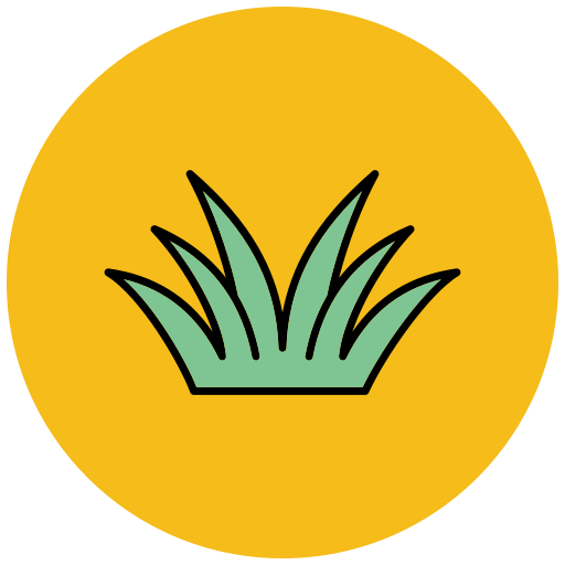 hierba Generic color lineal-color icono