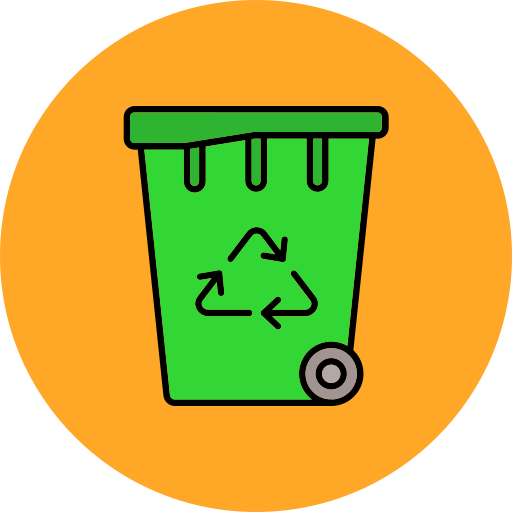 tacho de reciclaje Generic color lineal-color icono