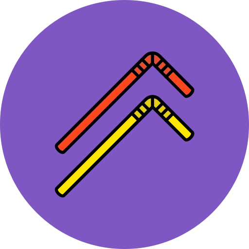 Straw Generic color lineal-color icon