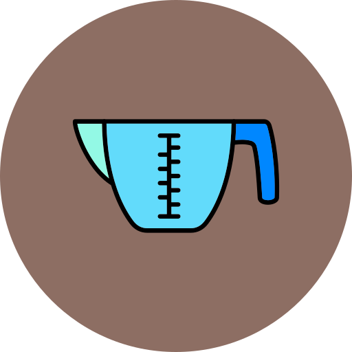 Мерный стакан Generic color lineal-color иконка