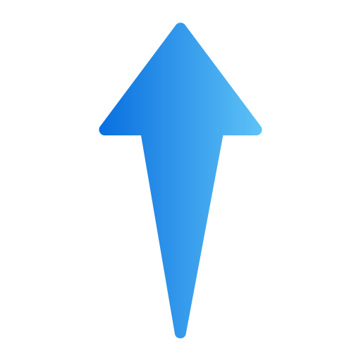 Up arrow Generic gradient fill icon