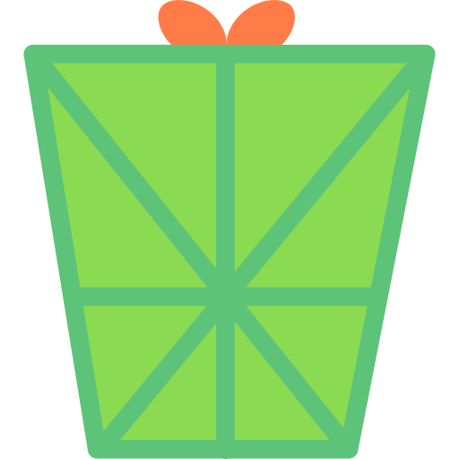 caja de regalo Generic color fill icono