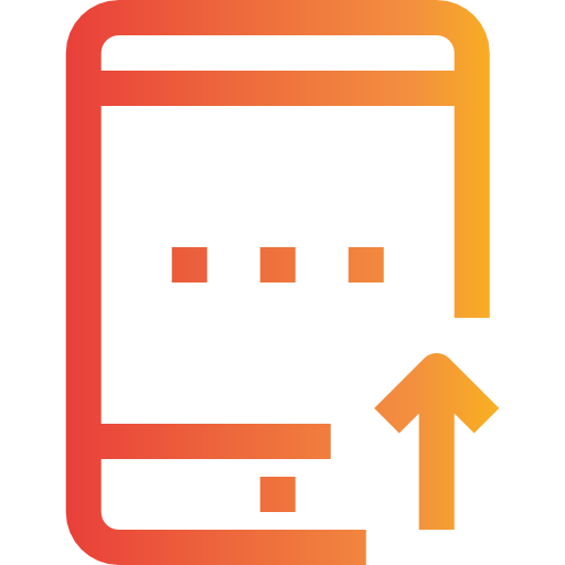 tablet itim2101 Gradient icoon