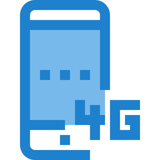 smartphone itim2101 Blue icon