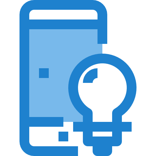 téléphone intelligent itim2101 Blue Icône