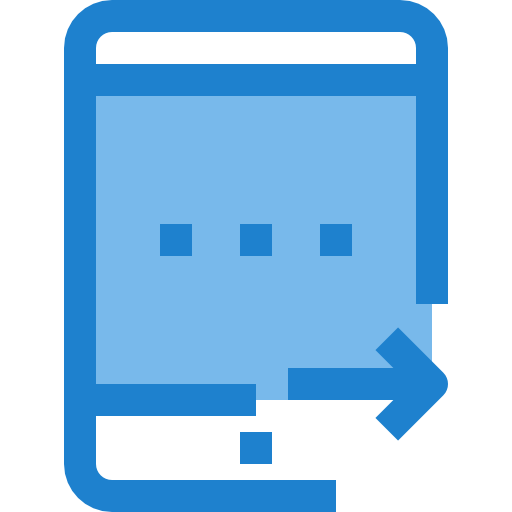 태블릿 itim2101 Blue icon