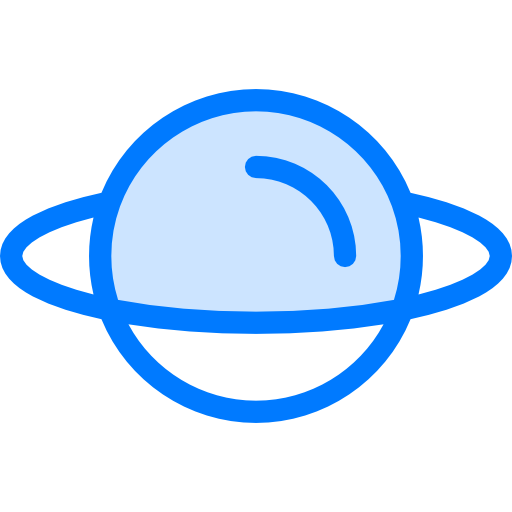 土星 Vitaliy Gorbachev Blue icon