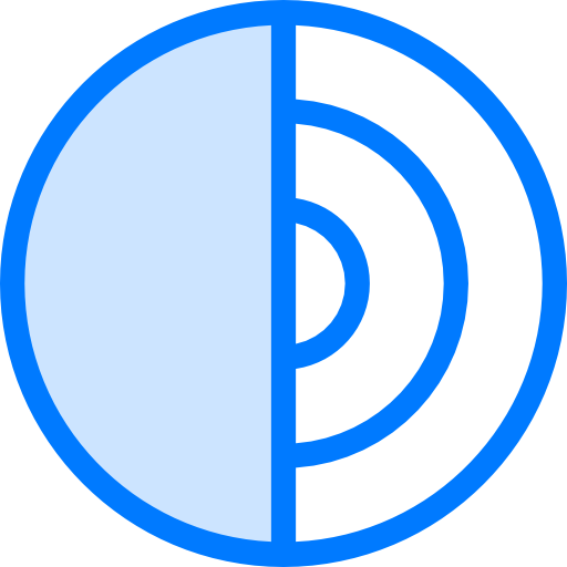 sonnensystem Vitaliy Gorbachev Blue icon