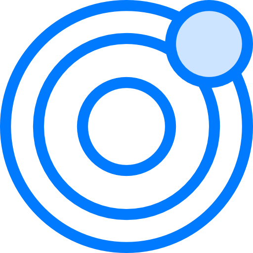 système solaire Vitaliy Gorbachev Blue Icône