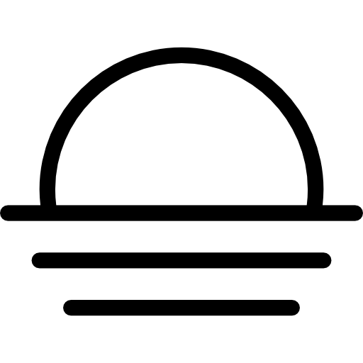 zonsondergang Vitaliy Gorbachev Lineal icoon