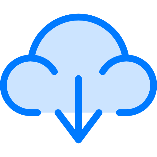 Cloud Vitaliy Gorbachev Blue icon