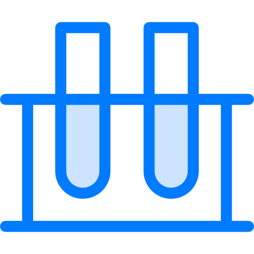 tubos de ensaio Vitaliy Gorbachev Blue Ícone
