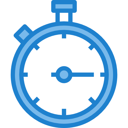 Stopwatch itim2101 Blue icon