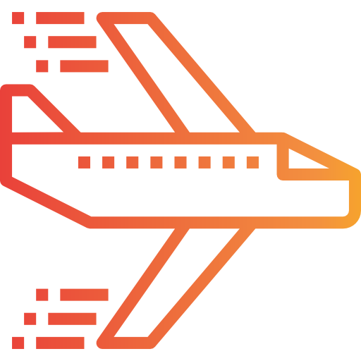 samolot itim2101 Gradient ikona