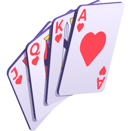 cartas de jogar Gradient Isometric Gradient Ícone