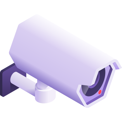 caméra de vidéosurveillance Gradient Isometric Gradient Icône