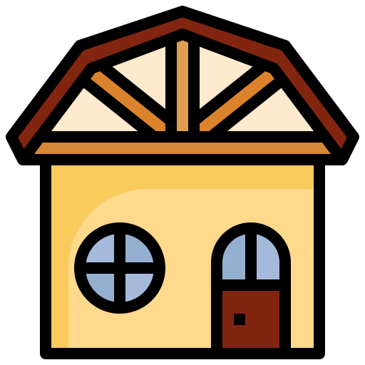 Roof Generic Outline Color icon